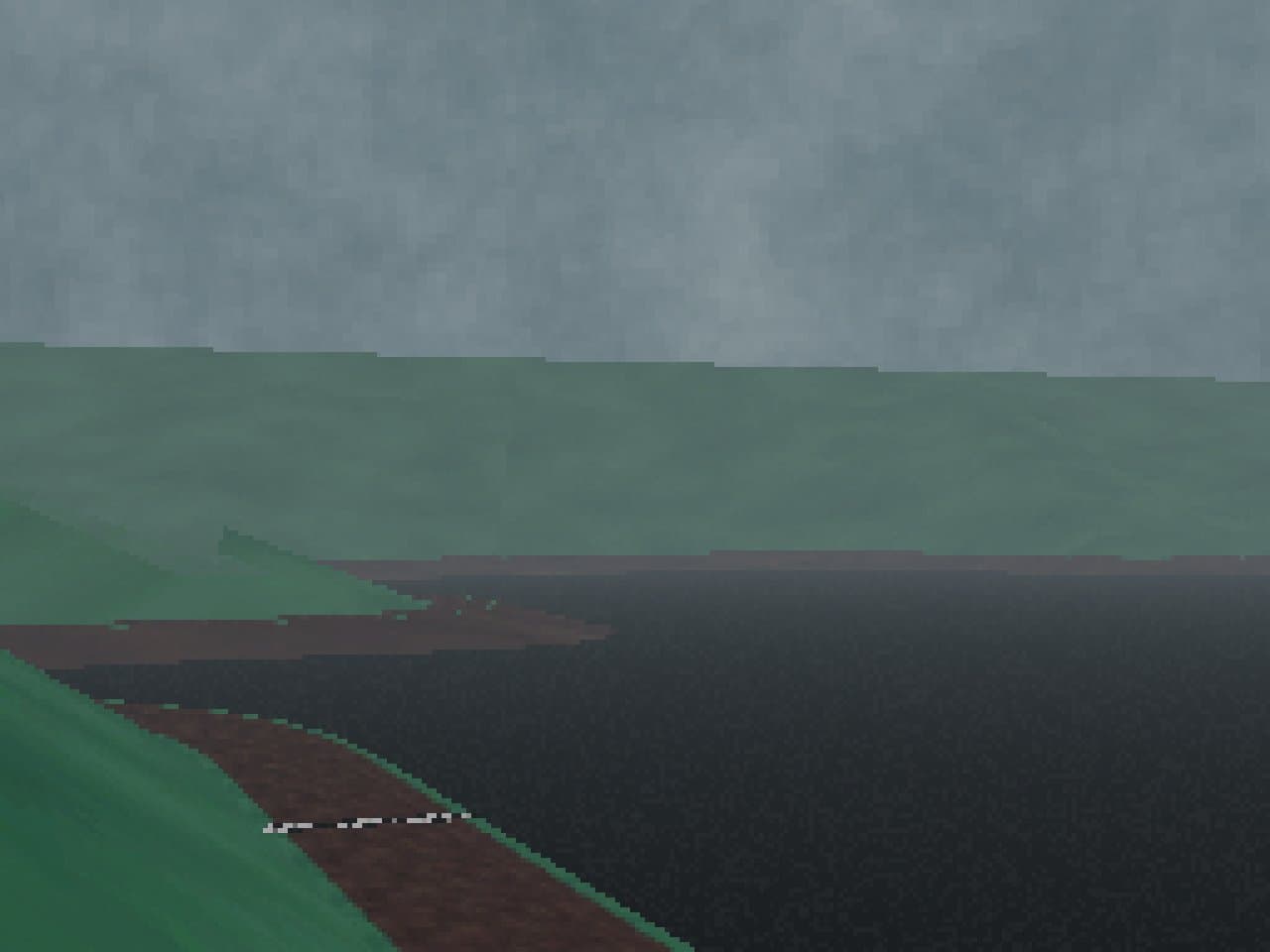 Misty Lake from Touhou as a MKDS course